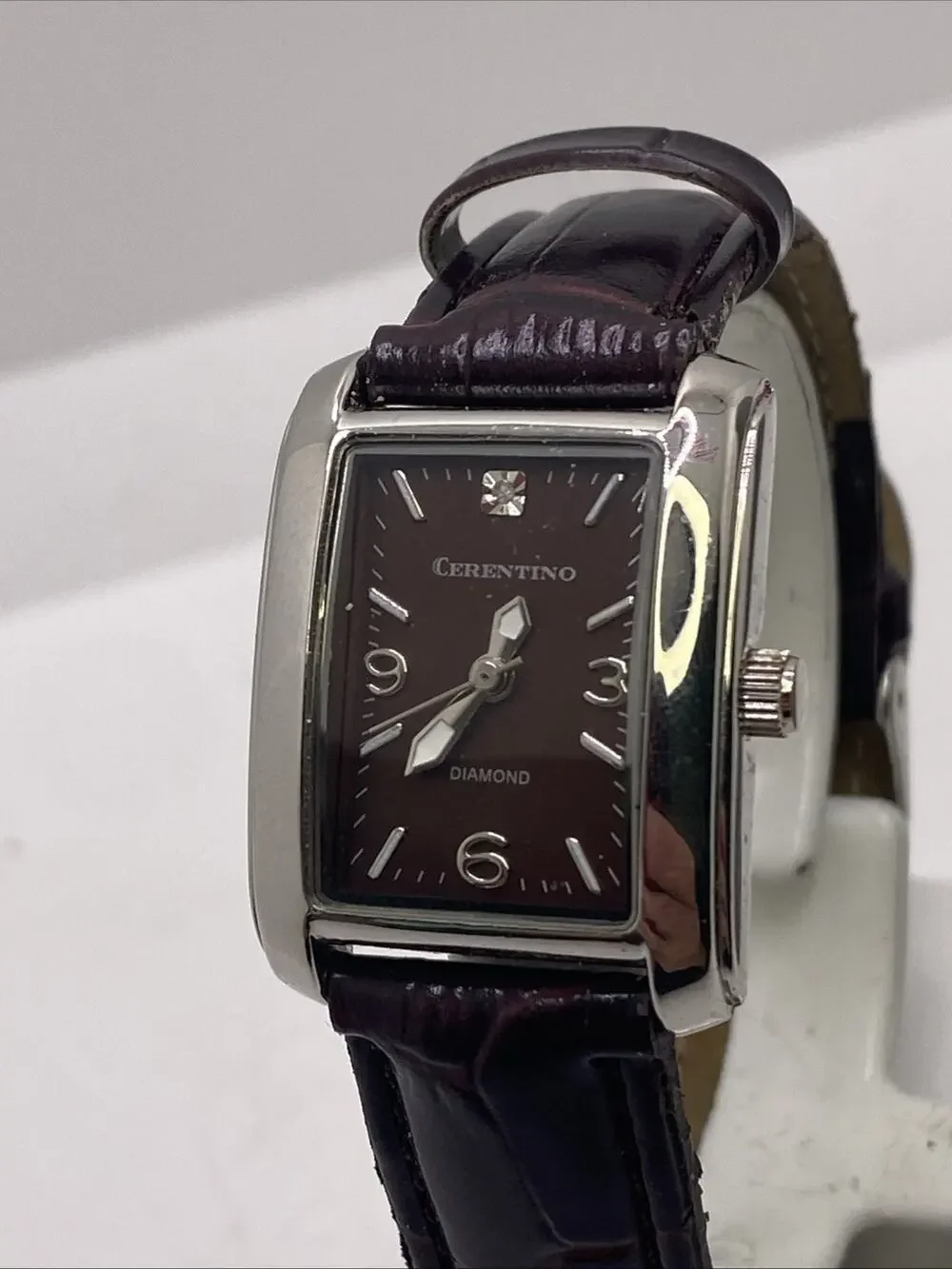 Ceretino Brown Leather Watch New Battery